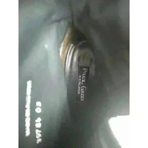 Paul Green Ankle Booties Women’s US 9 baby soft Black Leather Side Zip - Picture 8 of 11